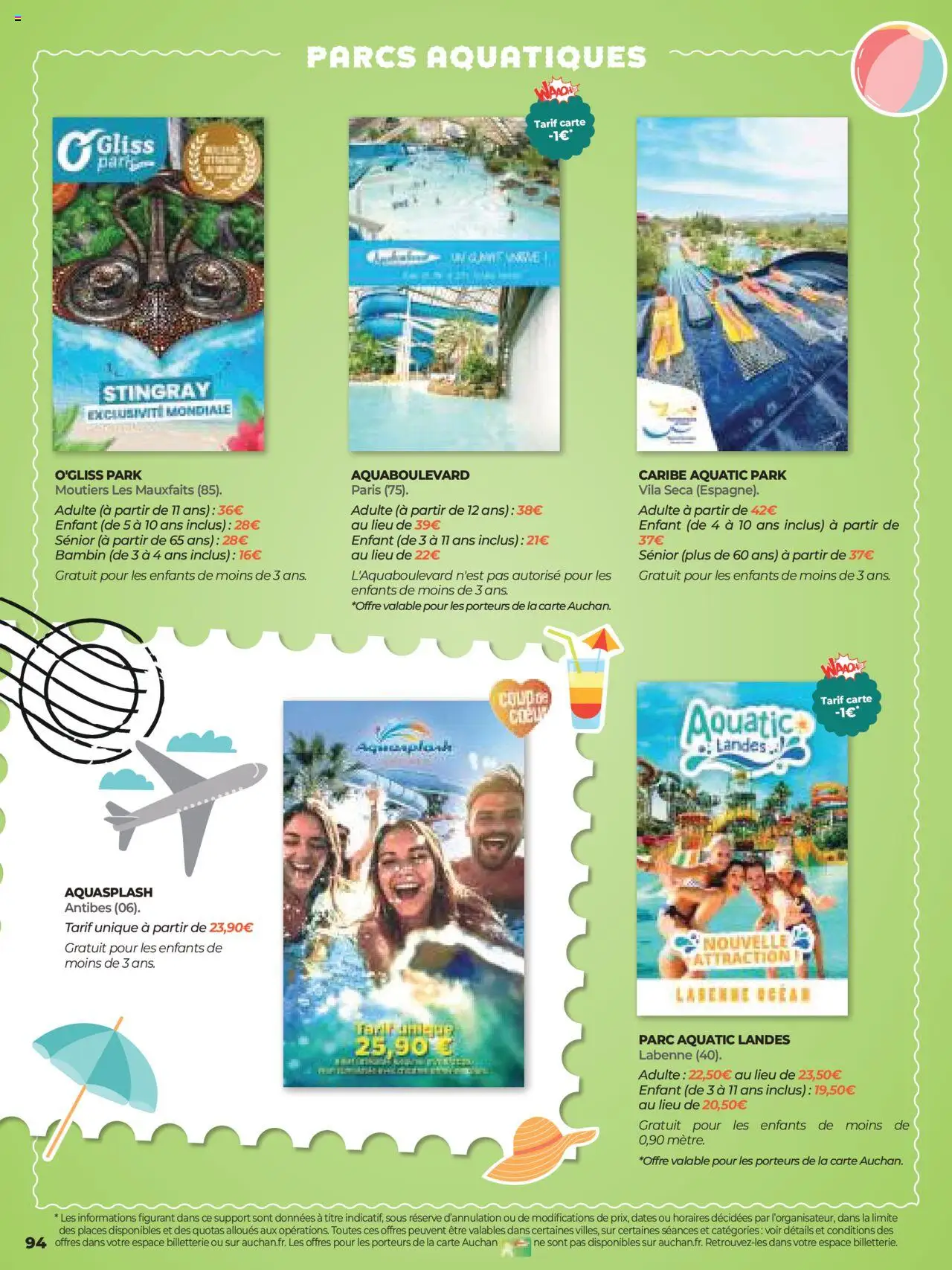 Auchan Une sélection pour voyager partout - page 94 - valable à partir du 25/06/2025