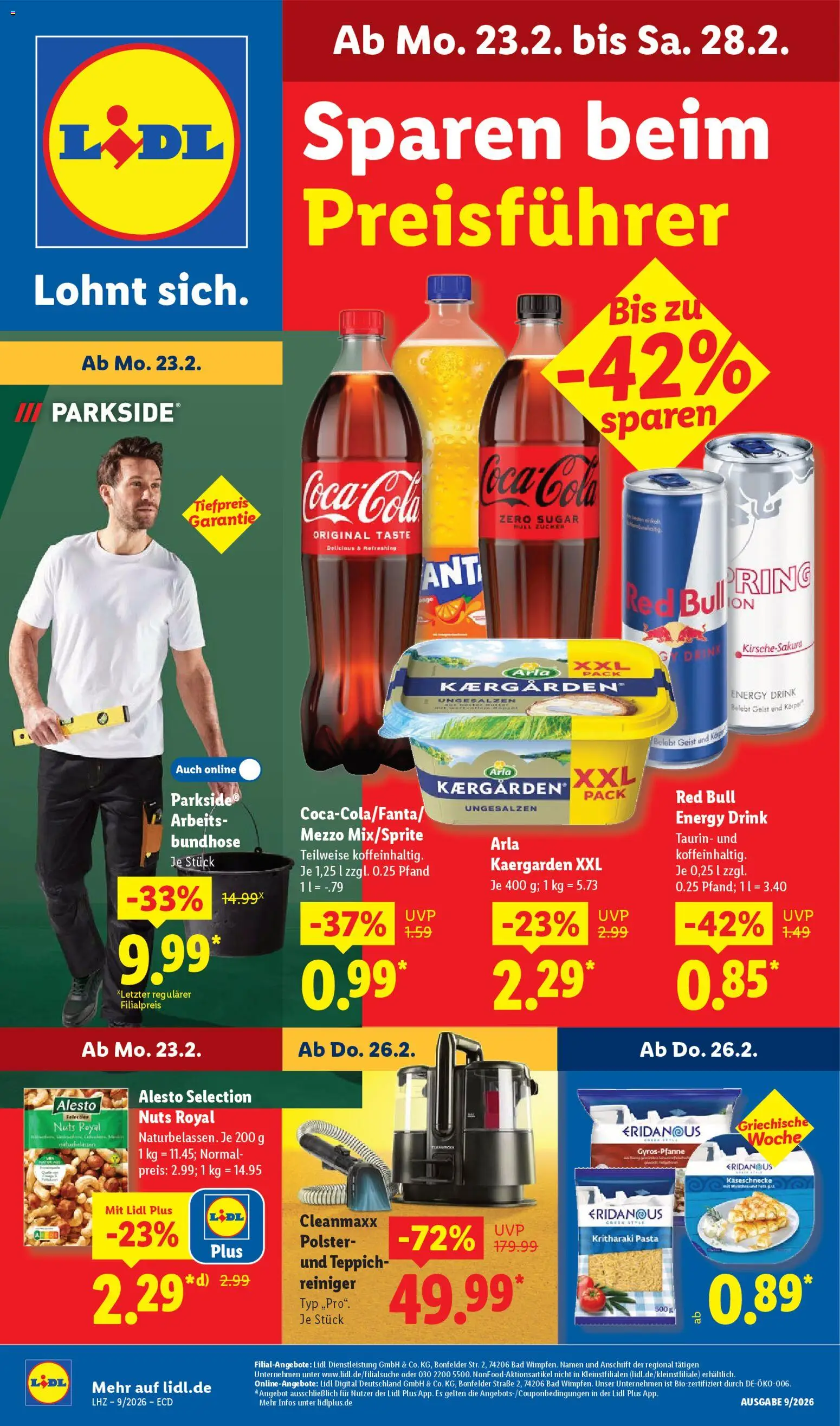 Lidl - Prospekt - Seite 1 - gültig ab 23.02.2026