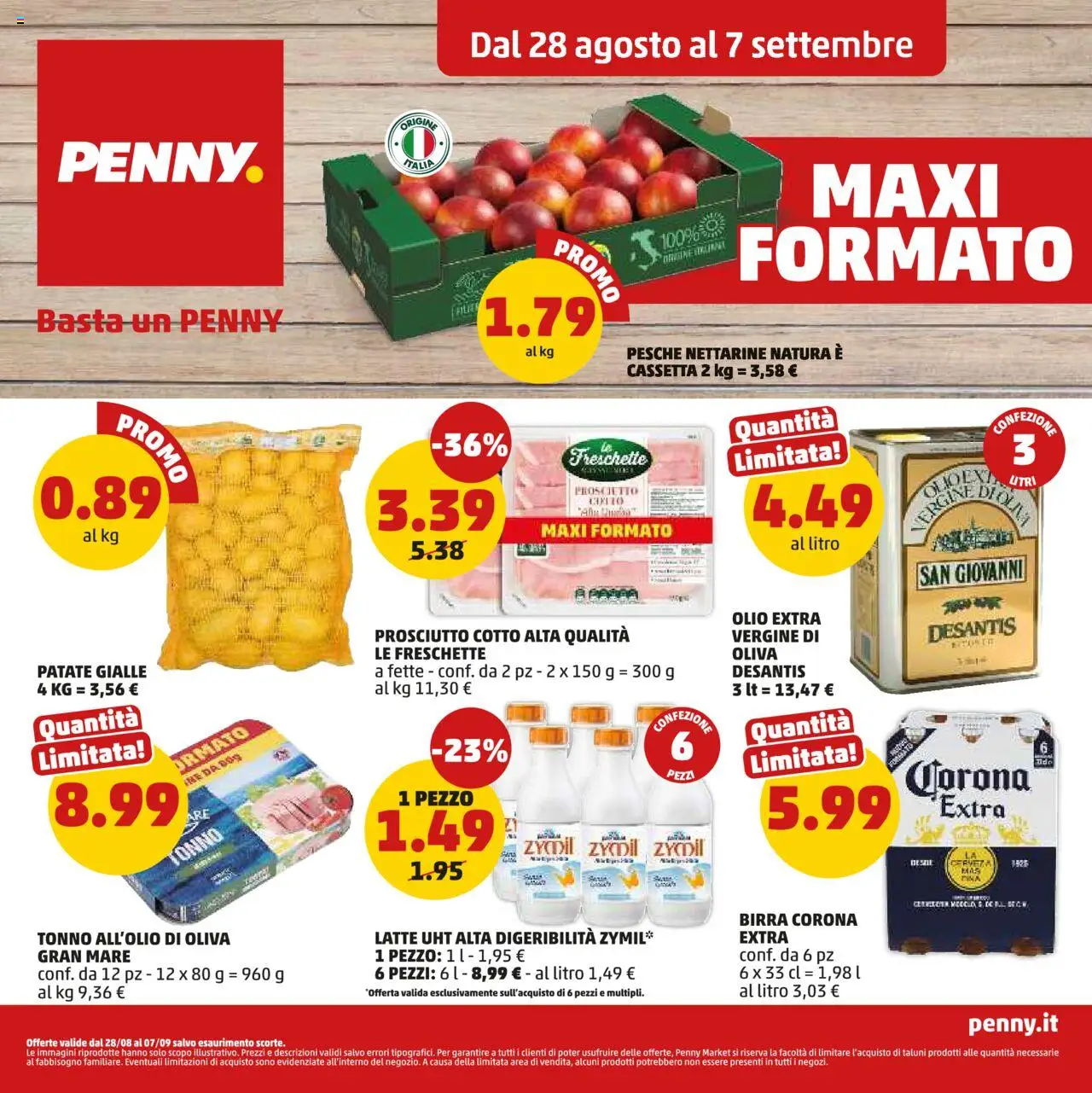 Volantino PENNY	 - pagina 1 - valido dal 28/08/2025