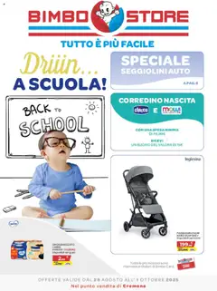 Anteprima Volantino Bimbo store	 valida dal 28/08/2025