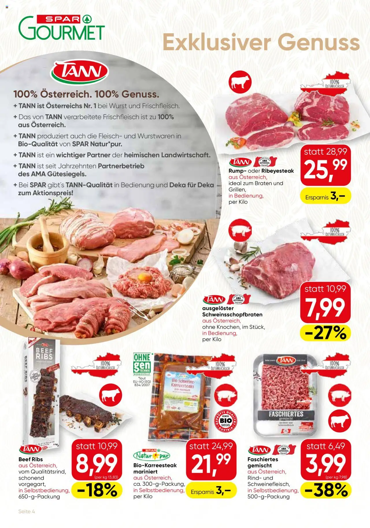 SPAR Gourmet Flugblatt - Seite 4- gültig ab 17.07.2025