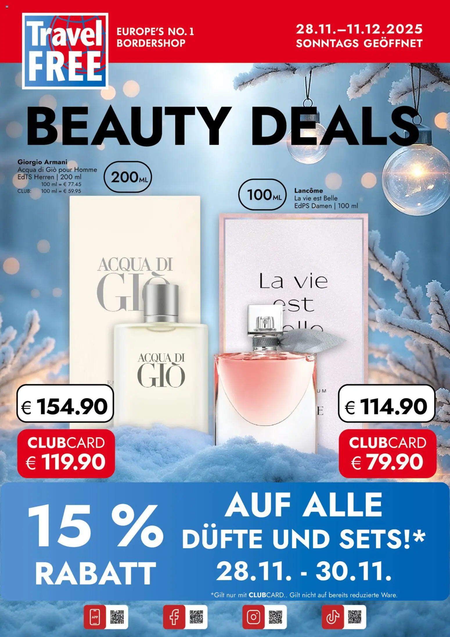 Travel Free  Aktionsangebote - Seite 1 - gültig ab 28.11.2025