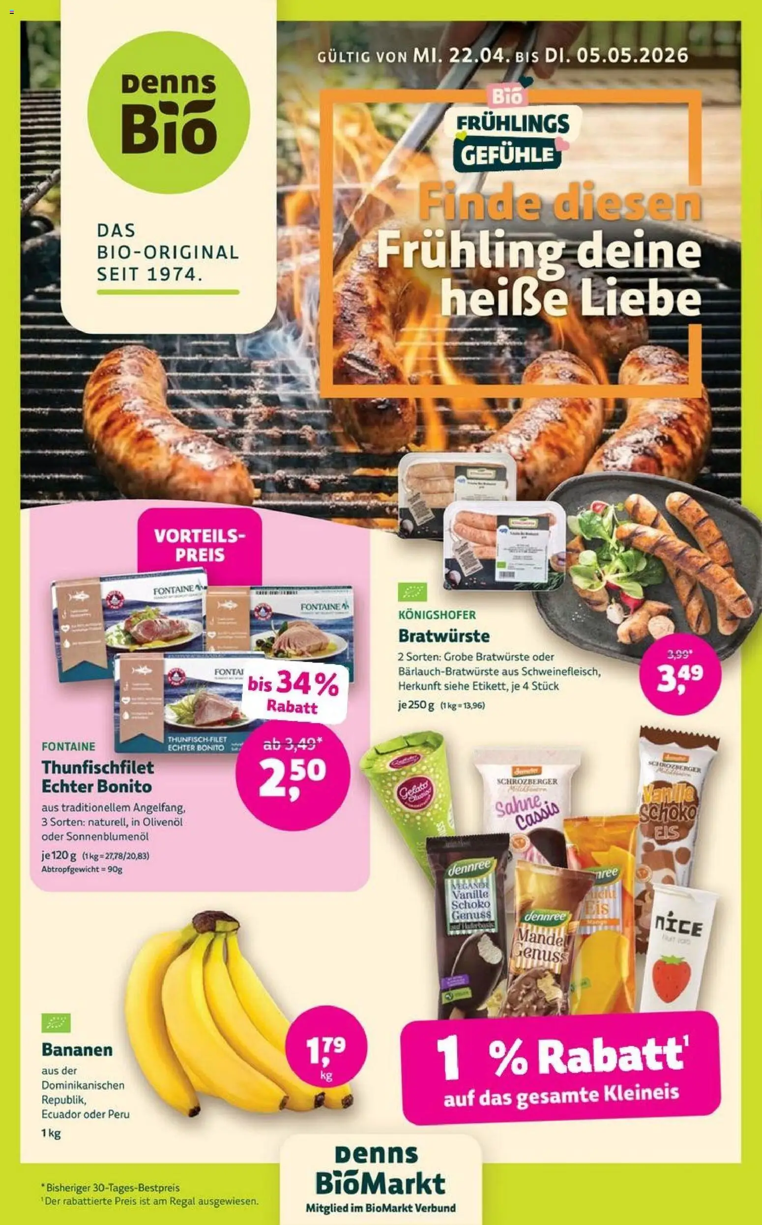 Denns BioMarkt Angebote - Seite 1 - gültig ab 22.04.2026