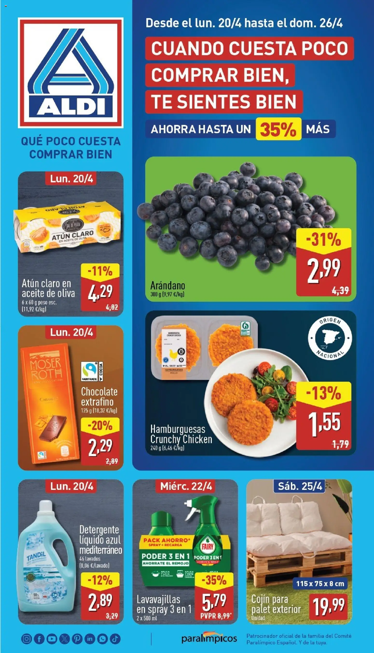 Aldi folleto Península - Página de 1 - Válido desde 20/04/2026