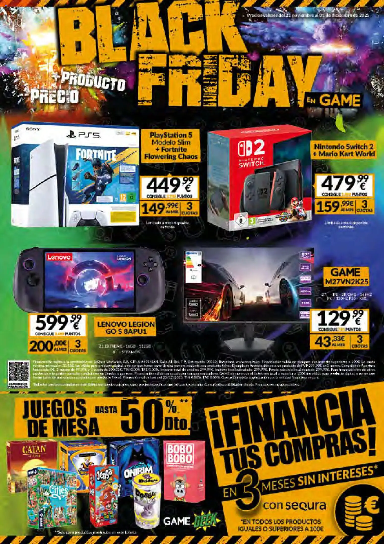 Game - Black Friday - Página de 1 - Válido desde 21/11/2025