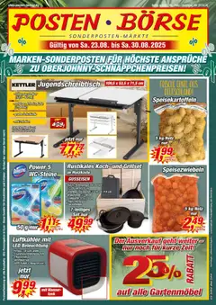Vorschau Posten Börse Prospekt gültig ab 23.08.2025