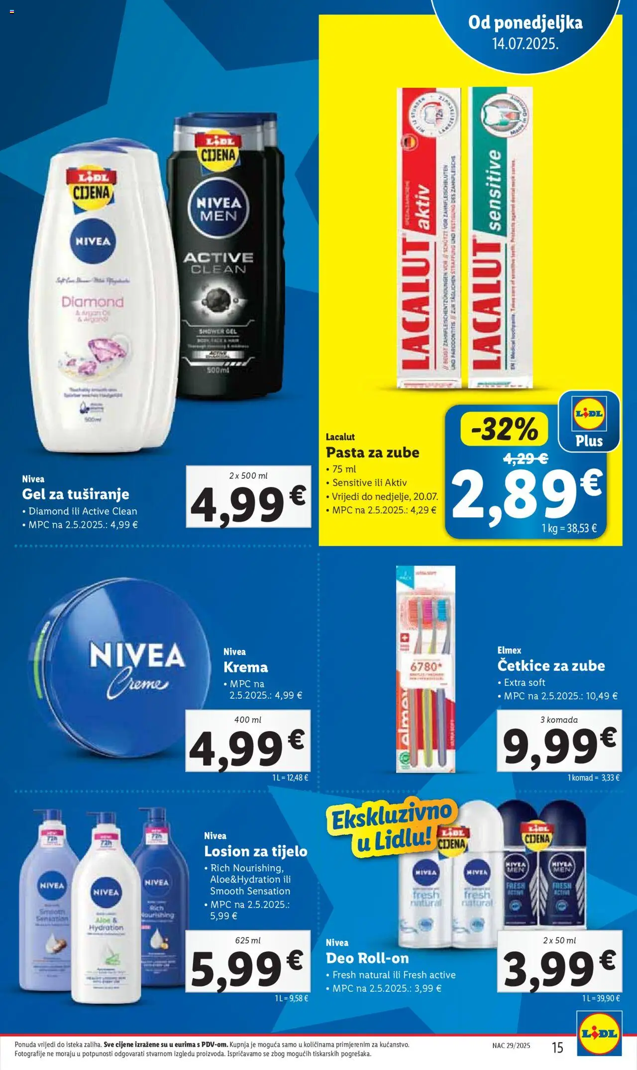 Katalog Lidl - stranica 15- važeći od 14.07.2025