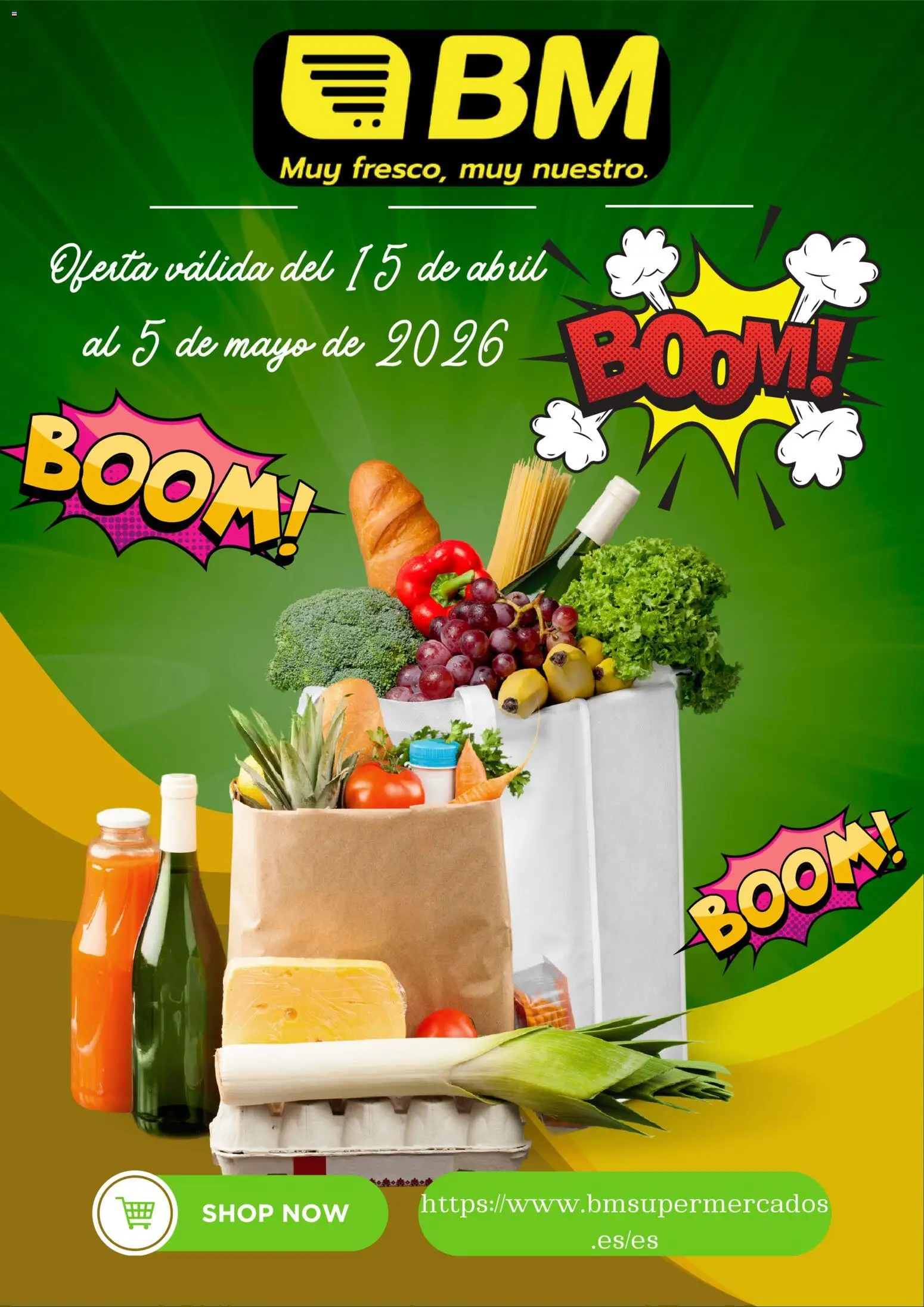 BM Supermercados folleto - Página de 1 - Válido desde 15/04/2026