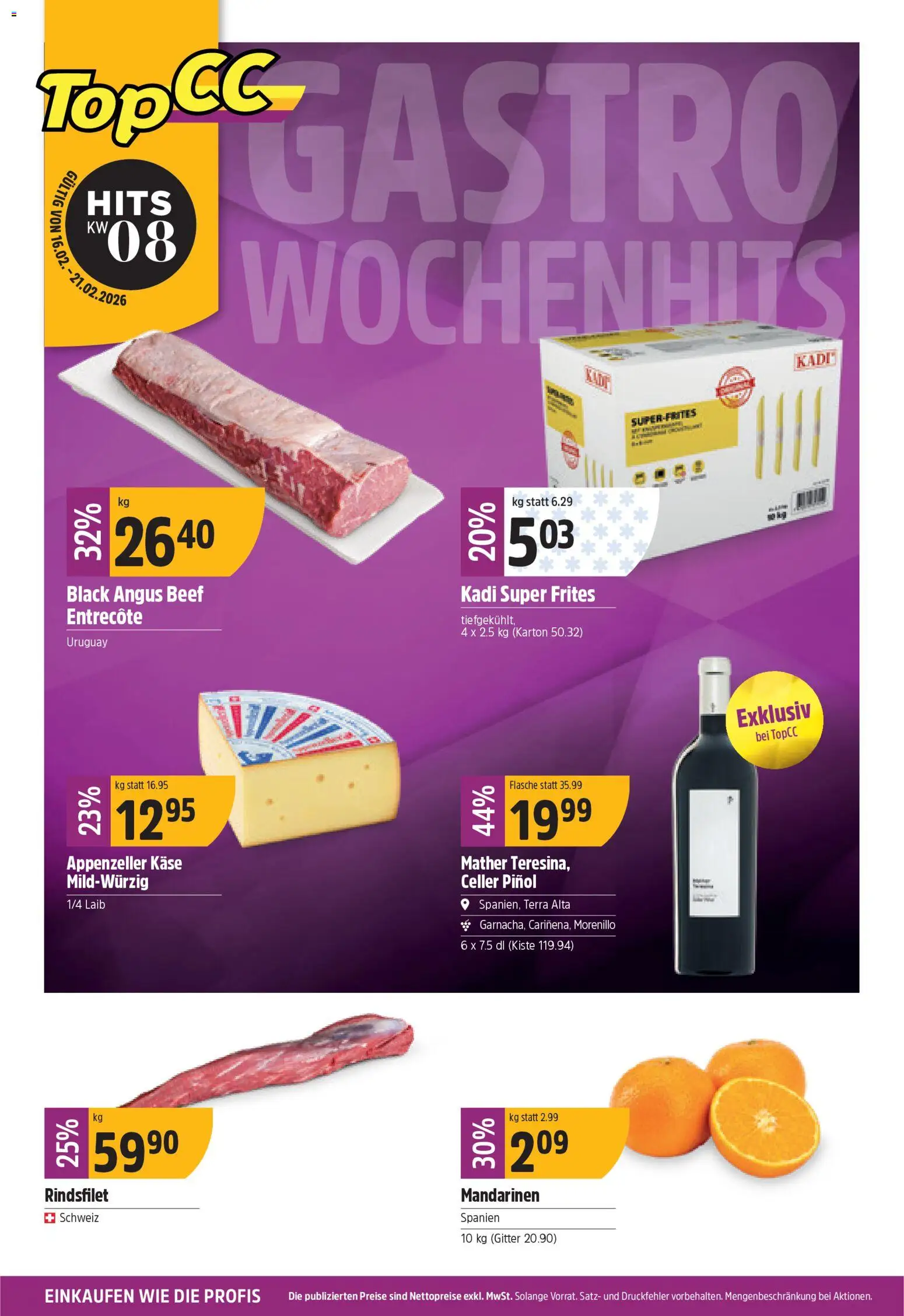 TopCC Aktionen - Seite 1- gültig ab 16.02.2026