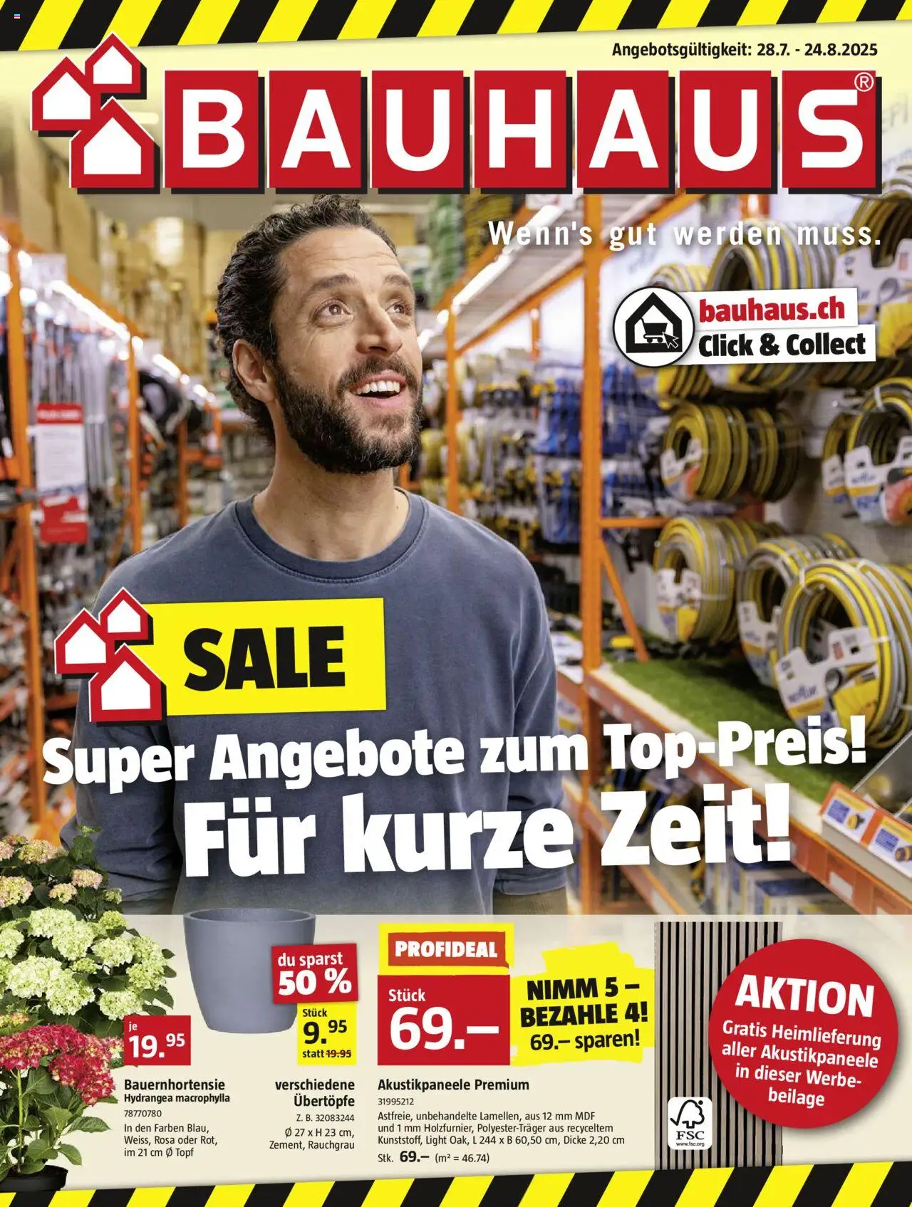 Bauhaus Aktionen - Seite 1- gültig ab 28.07.2025