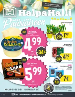Esikatselu Halpa Halli tarjoukset voimassa alkaen 25/03/2026