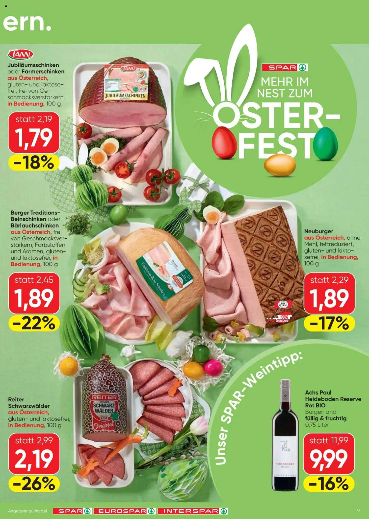 Spar - Flugblatt - page 9- valid from 31.03.2026