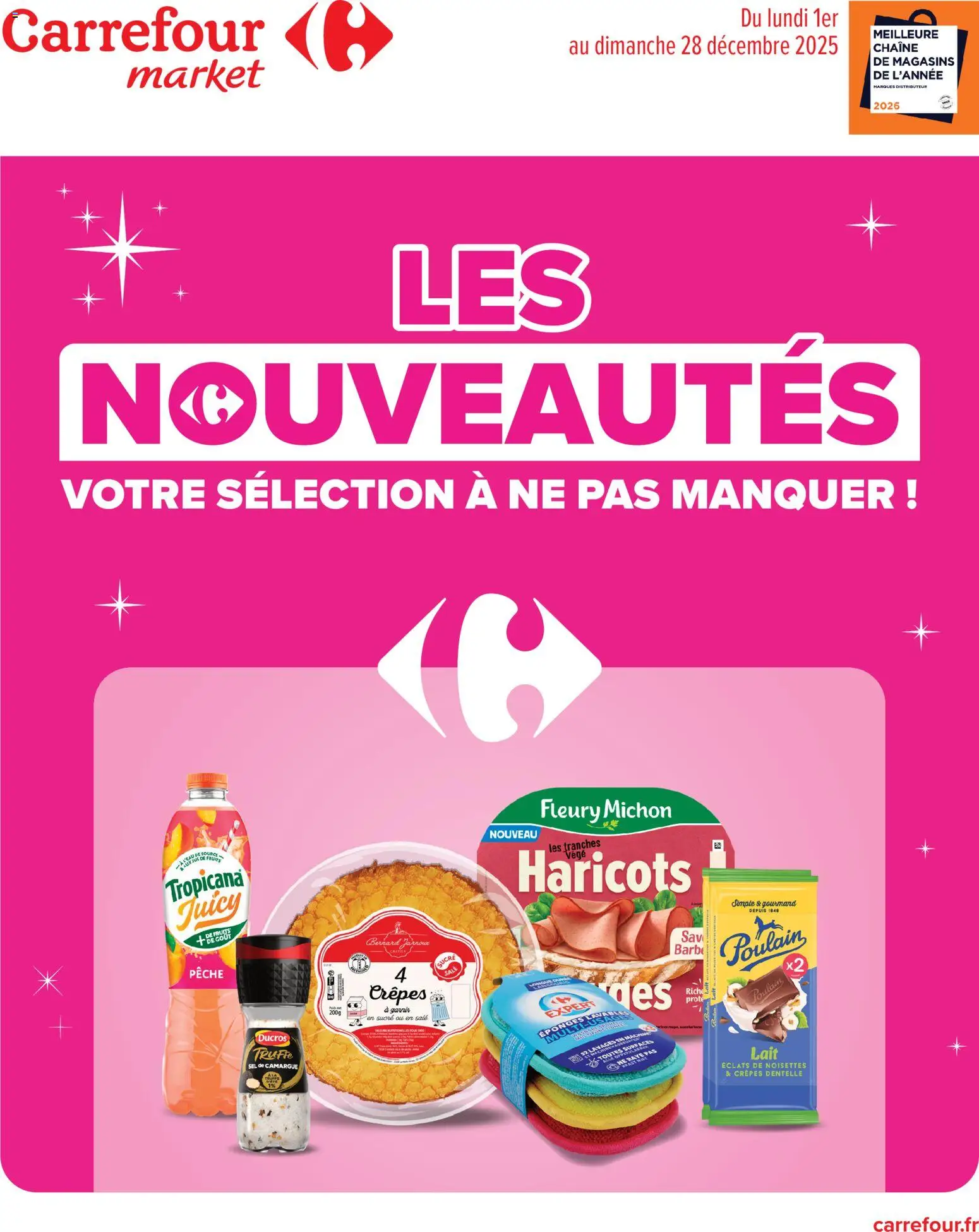 Carrefour Market Les nouveautés - page 1 - valable à partir du 01/12/2025