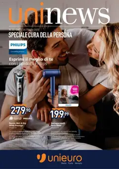 Anteprima Unieuro Cura della Persona catalogo valida dal 11/07/2025