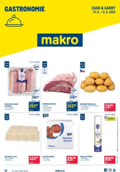 Náhled Makro leták - Gastronomie platný od 27.08.2025