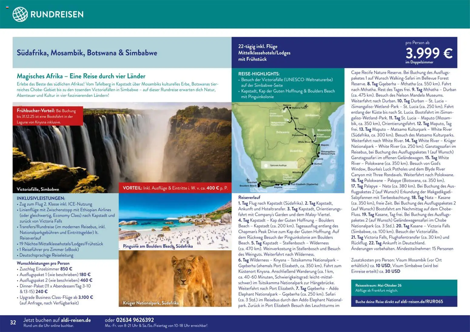 Aldi Reisen Unsere Traumreisen - Seite 32 - gültig ab 01.11.2025
