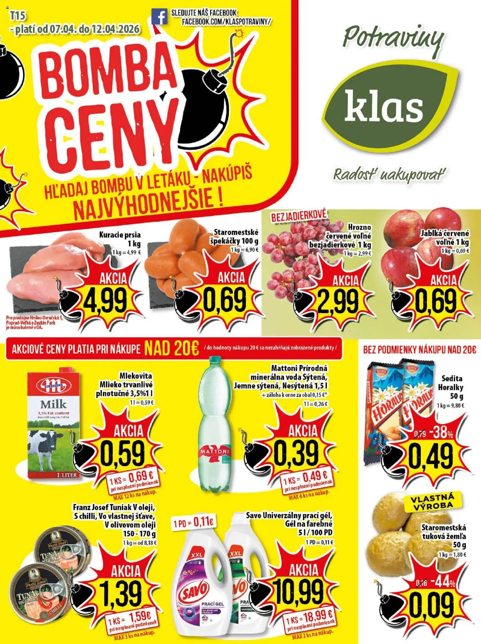 Klas leták - strana 1- platný od 07.04.2026