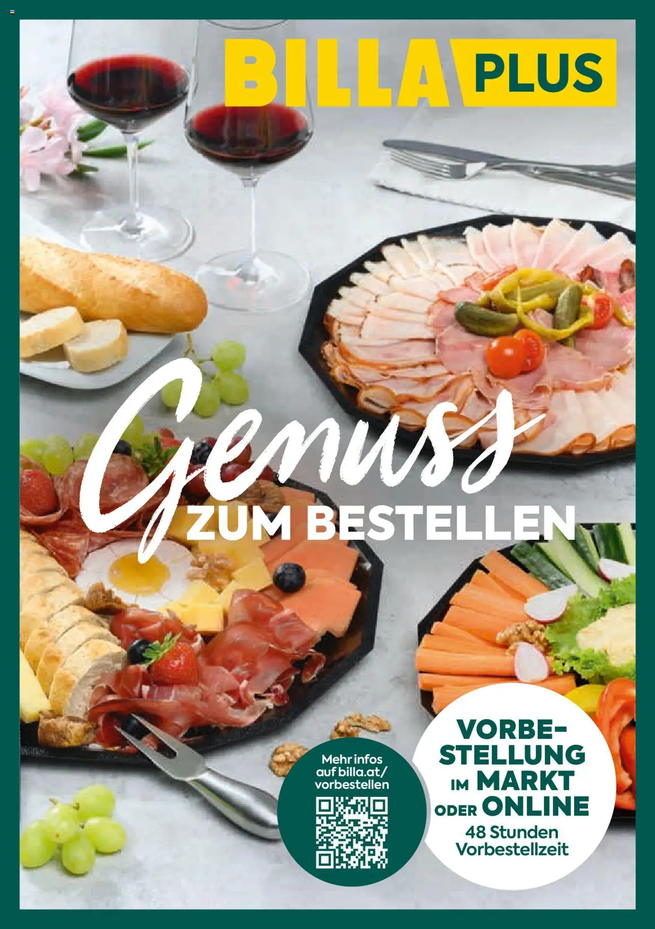 Billa Plus Vorbestellservice Folder - Seite 1- gültig ab 25.09.2024