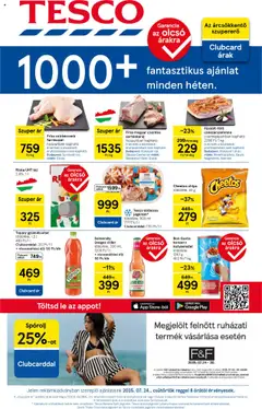 Előnézet Tesco Hipermarket - Akciós újság  érvényes 2025.07.24.-tól