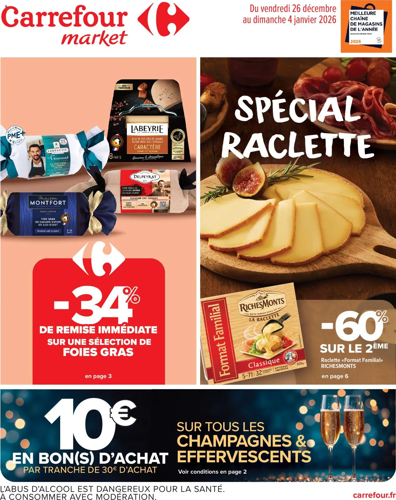 Carrefour Market Spécial raclette - page 1 - valable à partir du 26/12/2025