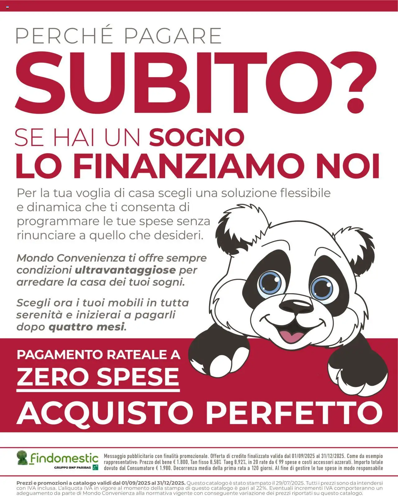 Volantino Mondo Convenienza	 - pagina 2 - valido dal 09/09/2025