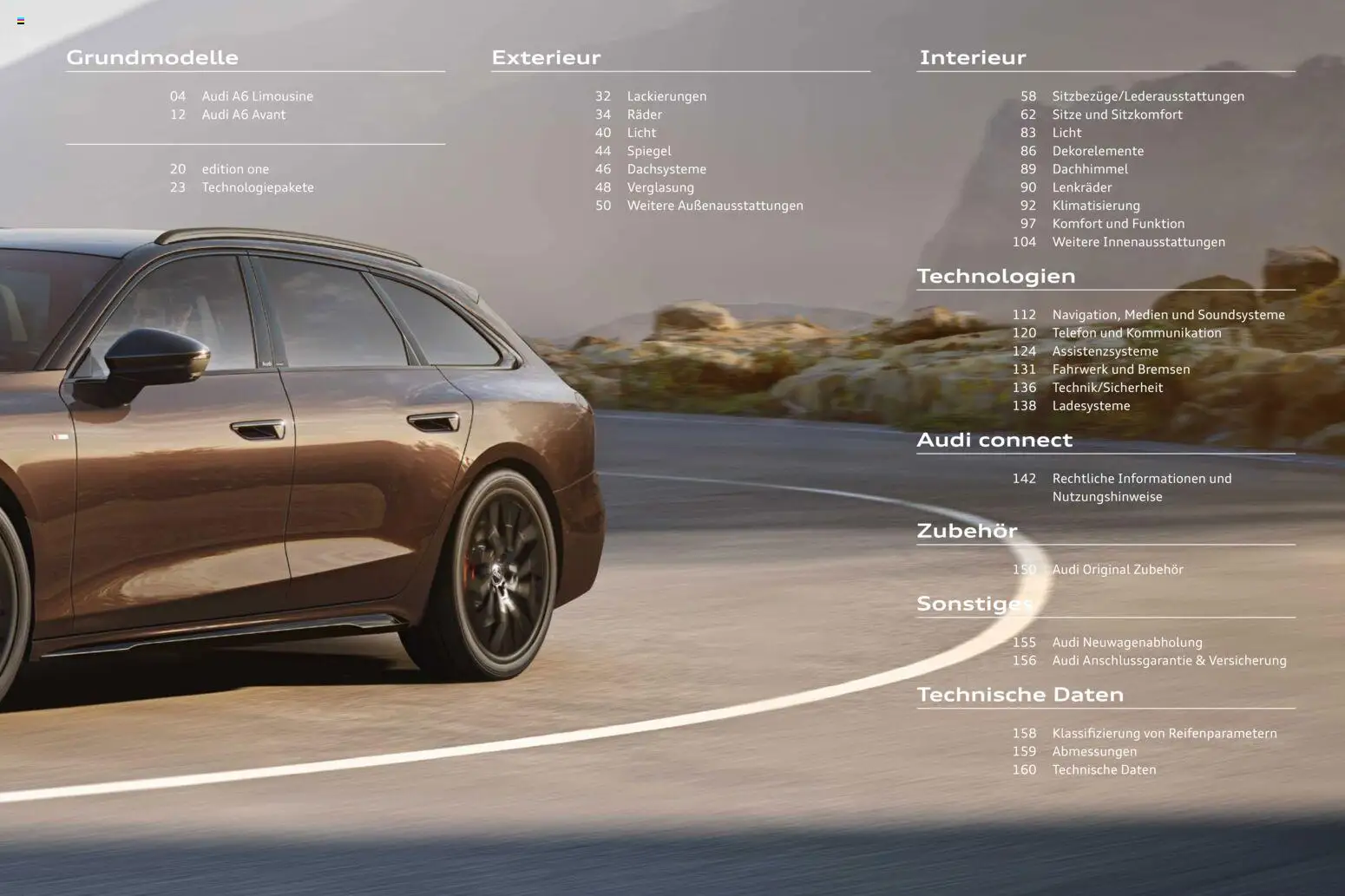 Audi A6 - Seite 3 - gültig ab 28.10.2025