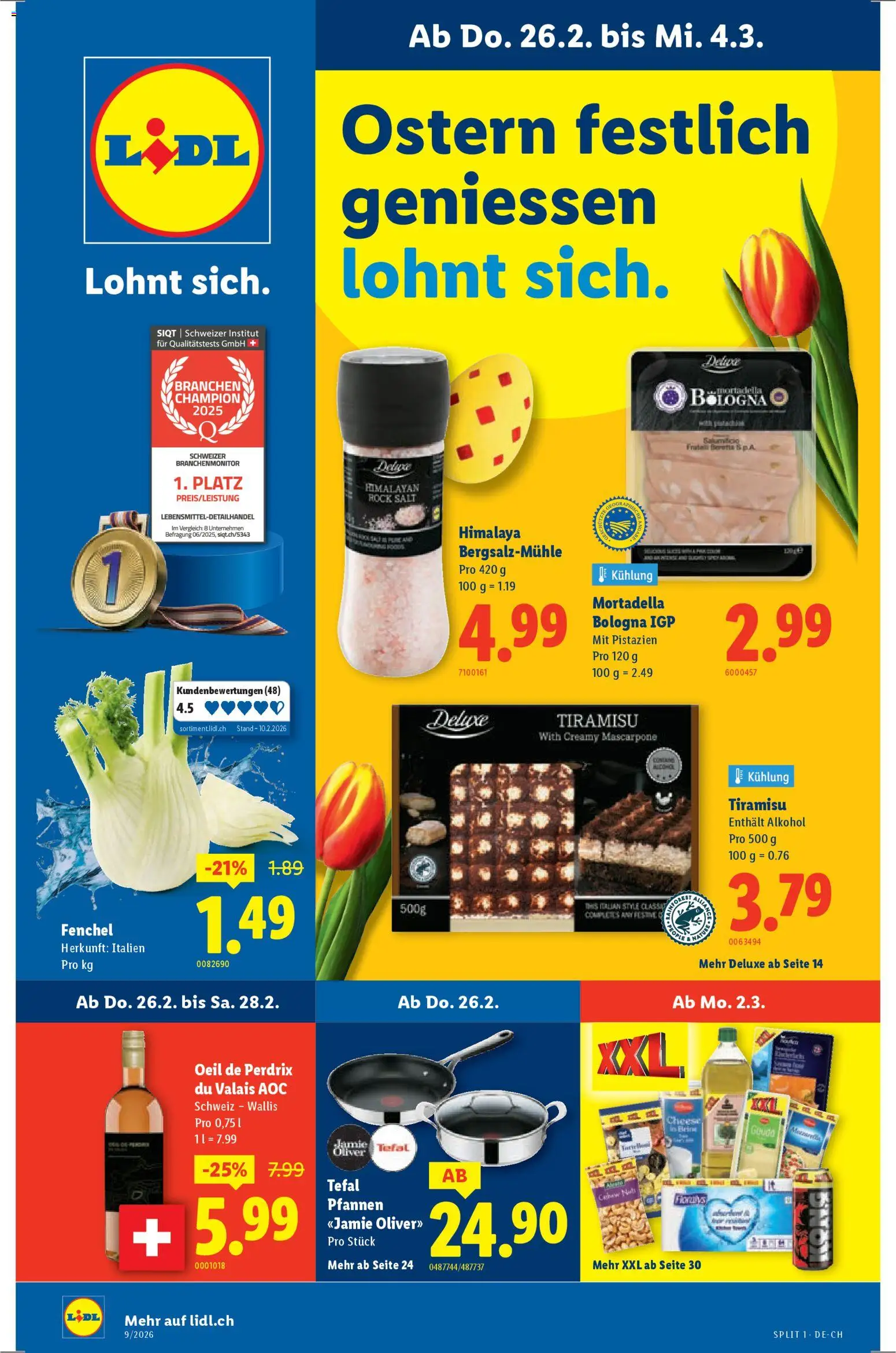 Lidl Aktionen - Seite 1- gültig ab 26.02.2026