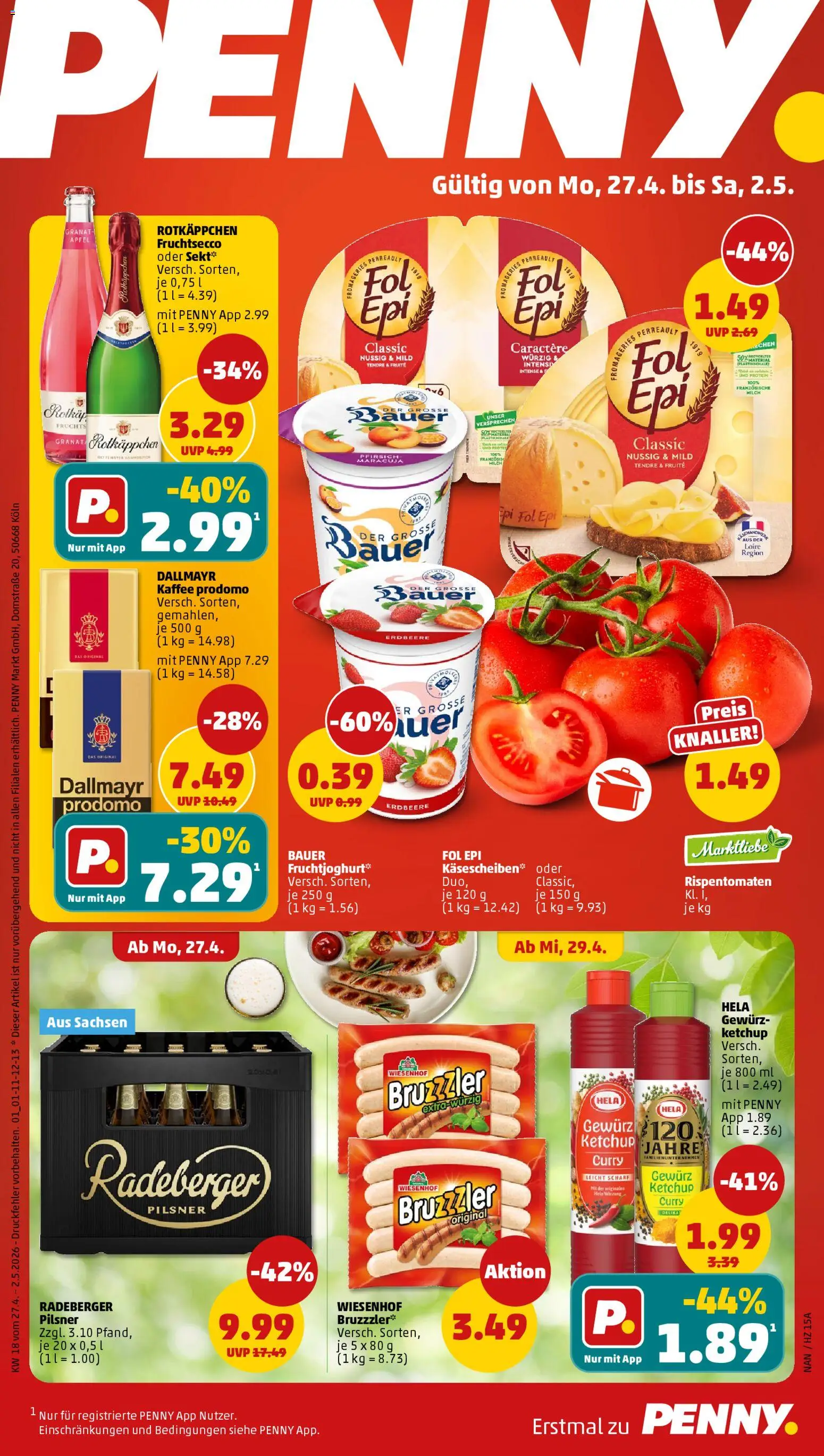 Penny Prospekt 	 - Seite 1 - gültig ab 27.04.2026
