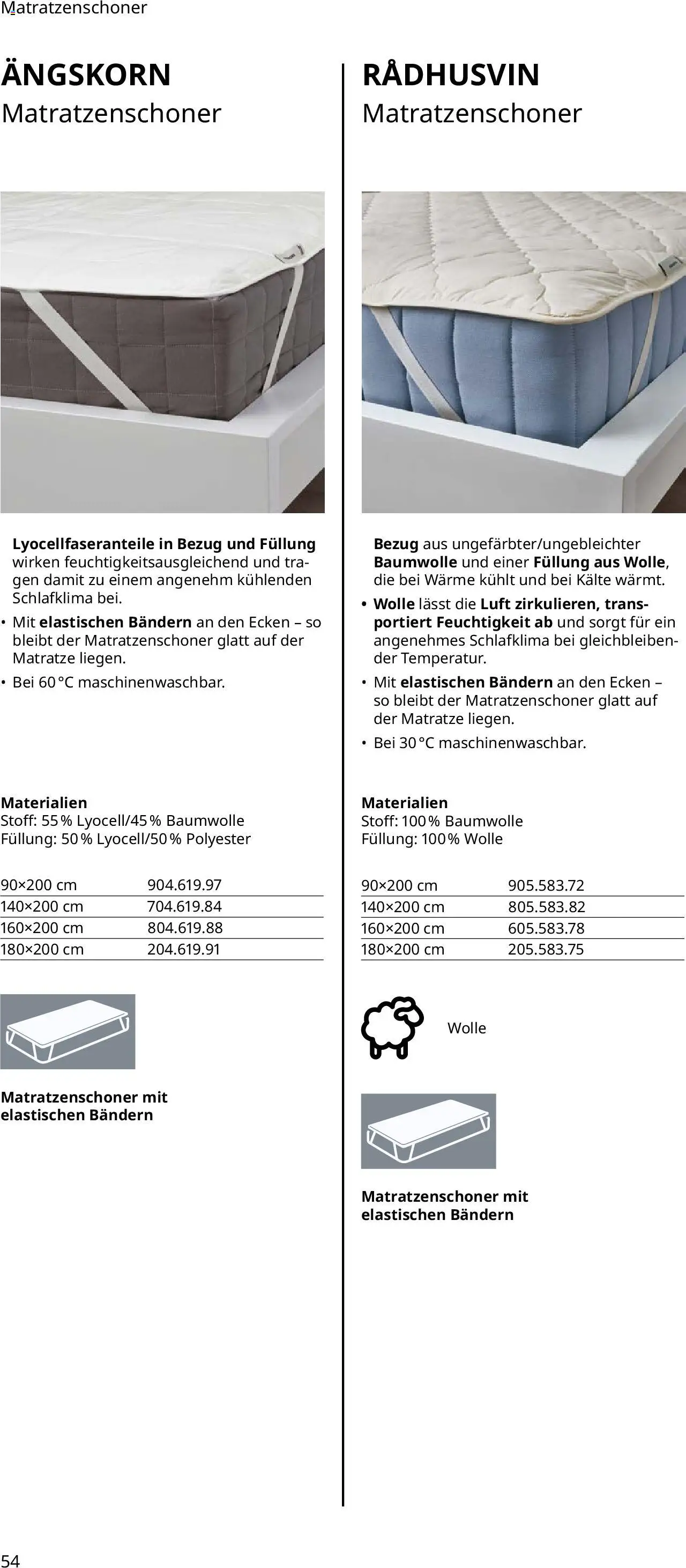 Ikea Prospekt  Schlafkomfort	 - Seite 54 - gültig ab 30.09.2025
