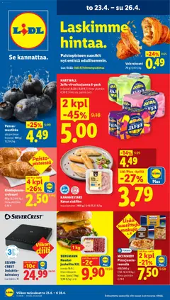 Esikatselu Lidl tarjoukset voimassa alkaen 23/04/2026