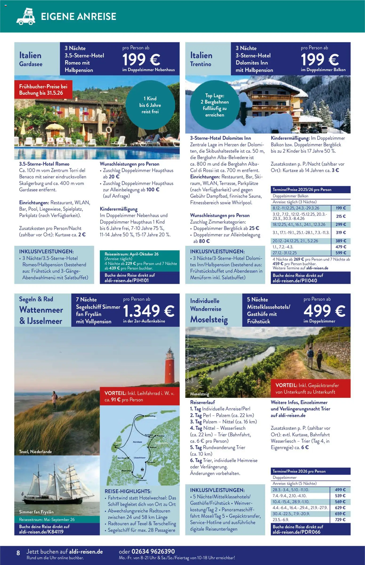 Aldi Reisen Prospekt 	 - Seite 8 - gültig ab 01.12.2025