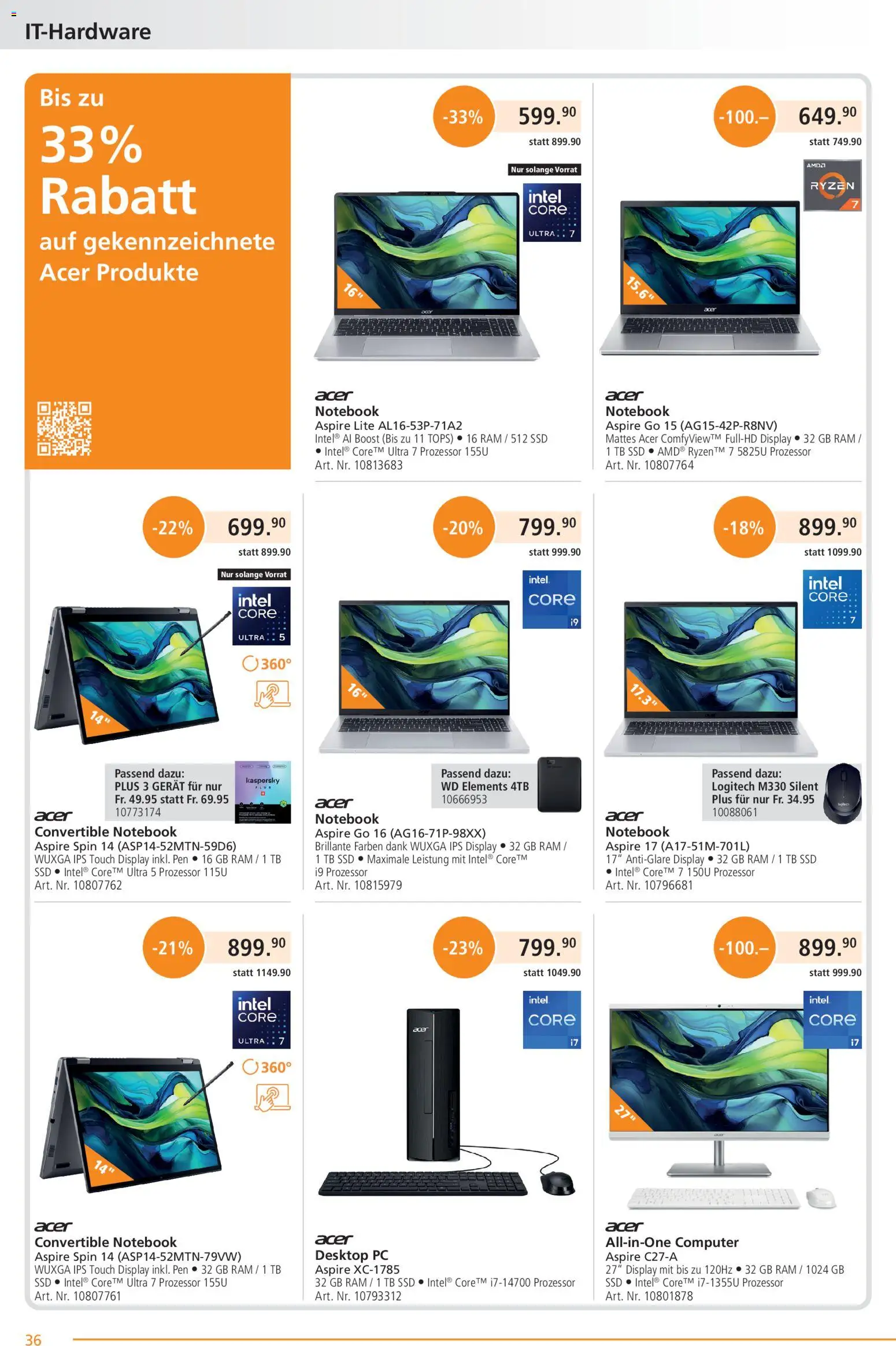 Fust aktionen - page 36- valid from 23.03.2026