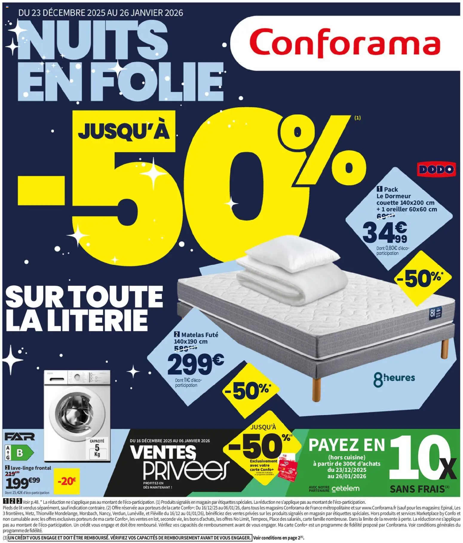 Conforama catalogue - page 1 - valable à partir du 23/12/2025