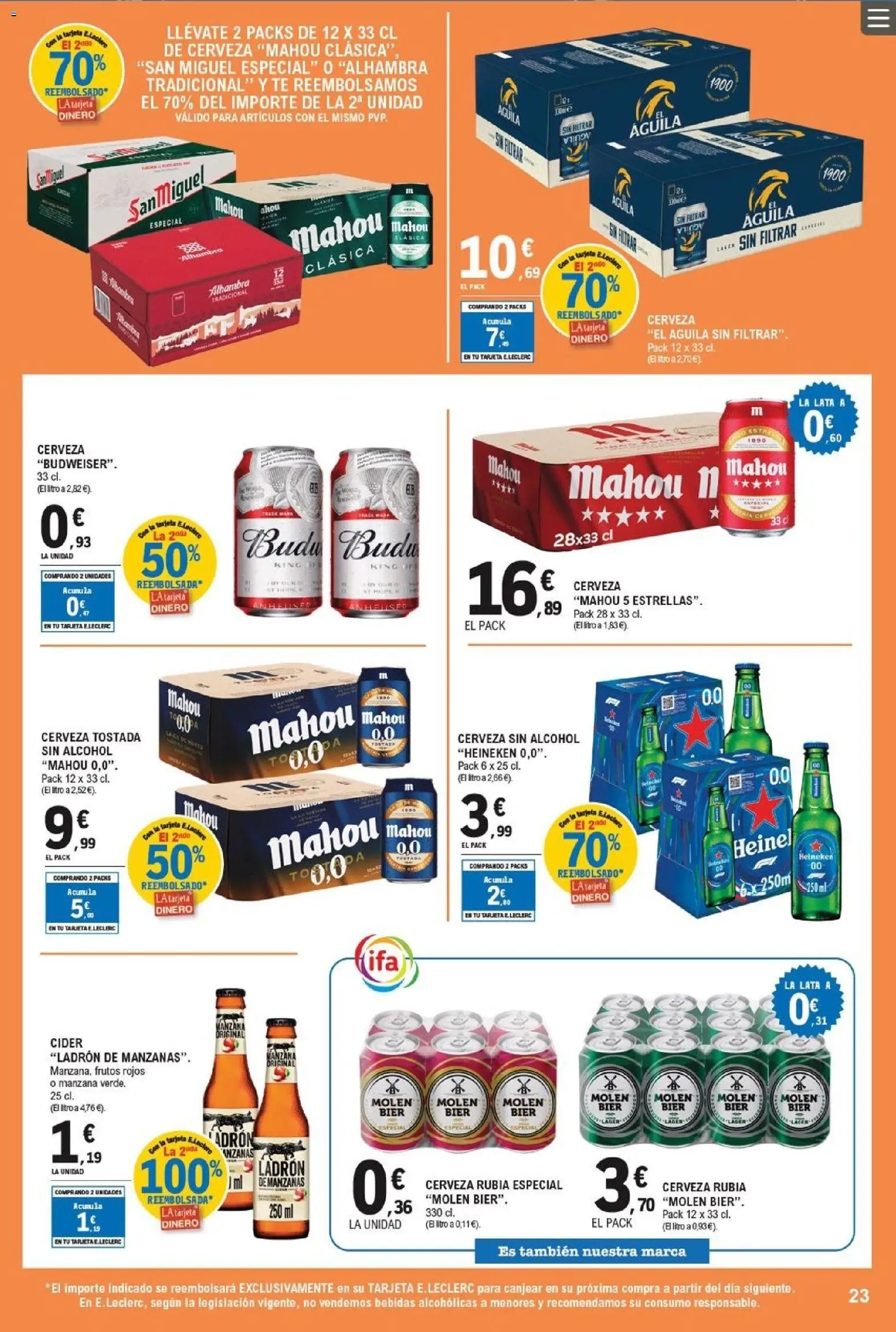 E.Leclerc folleto - Página de 23 - Válido desde 22/04/2026