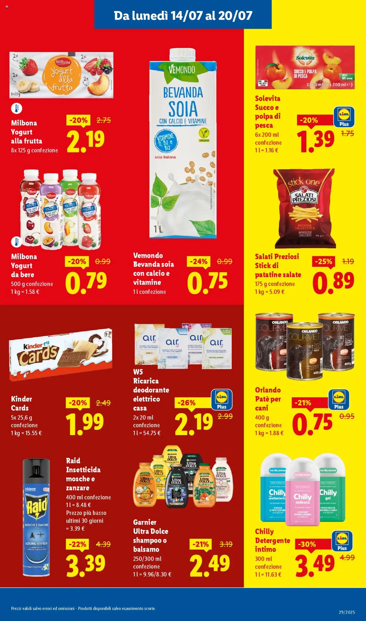 Volantino Lidl	 - pagina 13 - valido dal 14/07/2025