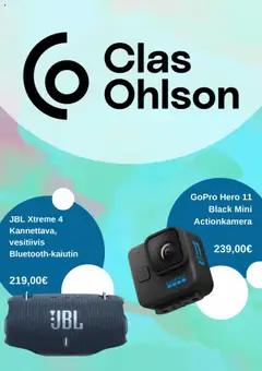 Esikatselu Clas Ohlson tarjoukset voimassa alkaen 10/10/2025