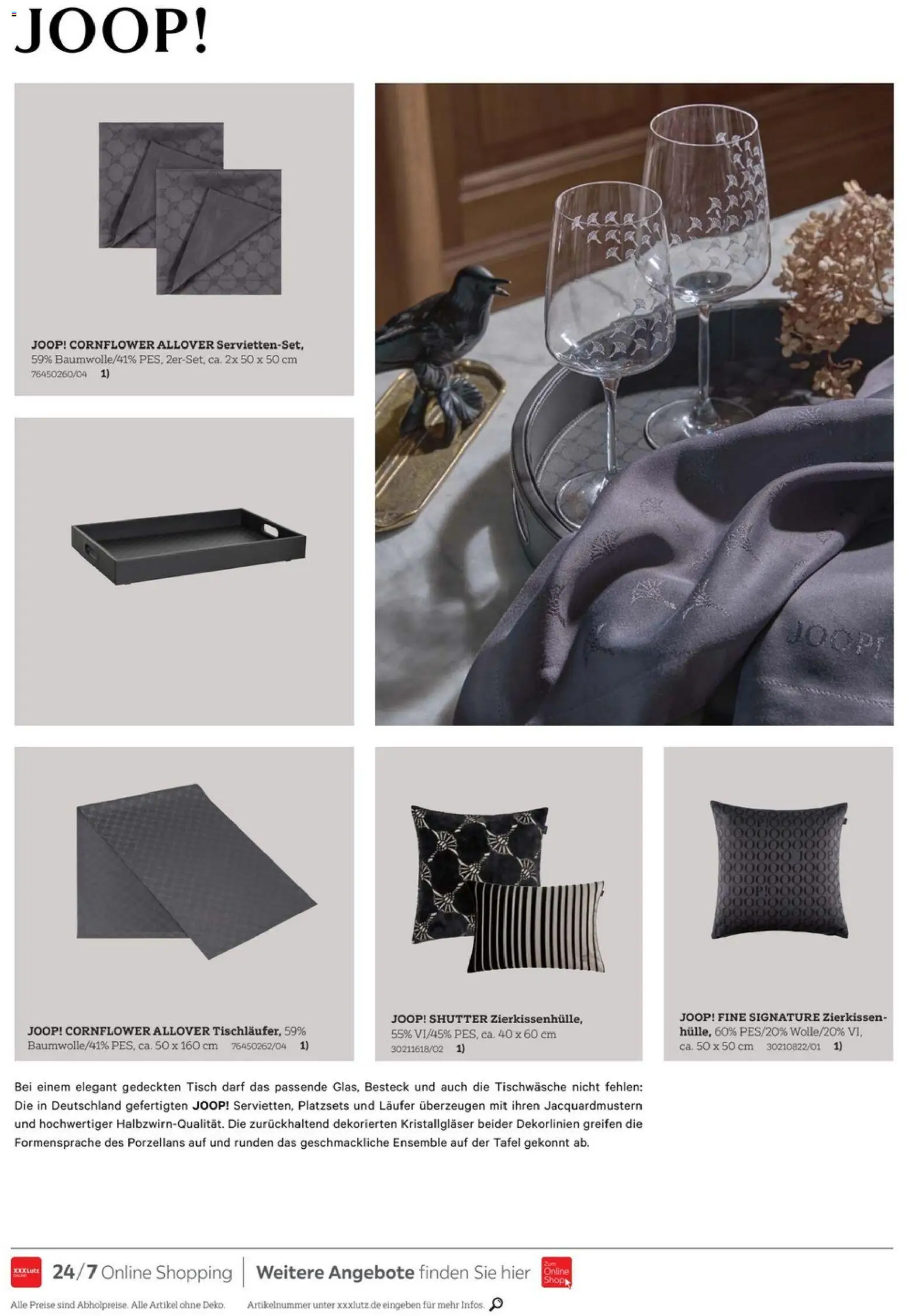 XXXL Lutz Home Collections Joop - Seite 8 - gültig ab 30.11.2025