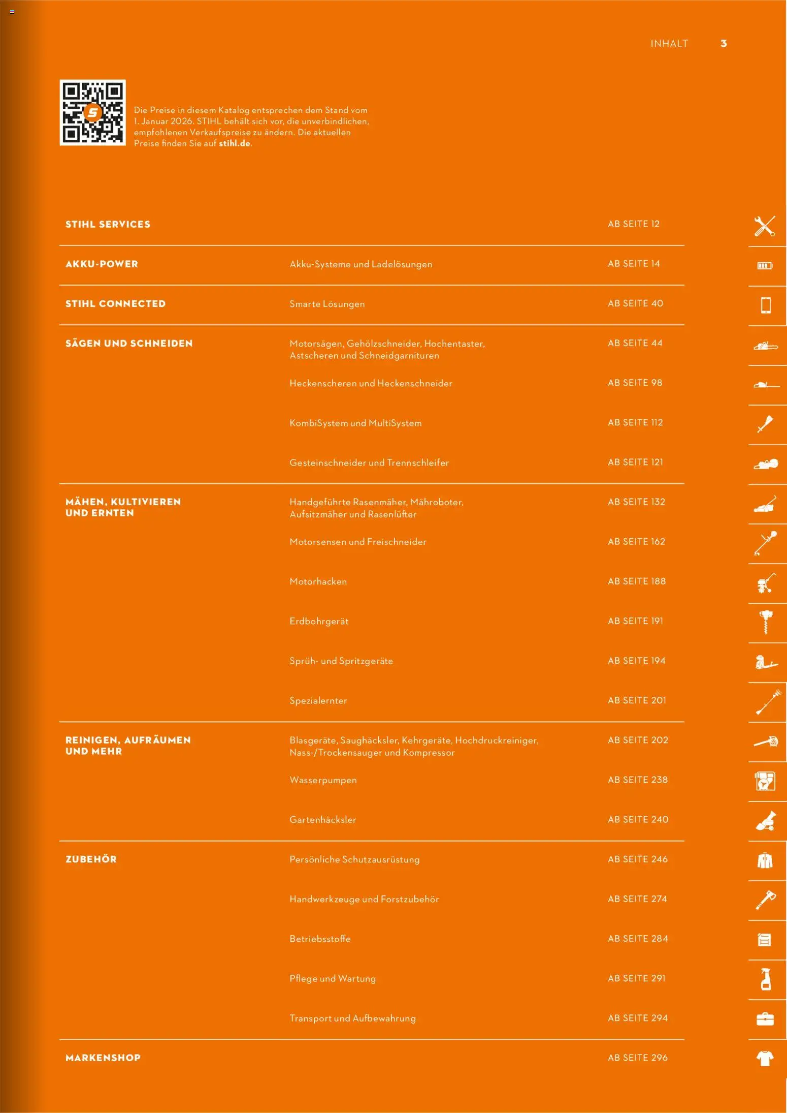 STIHL Katalog - Seite 3 - gültig ab 01.01.2026