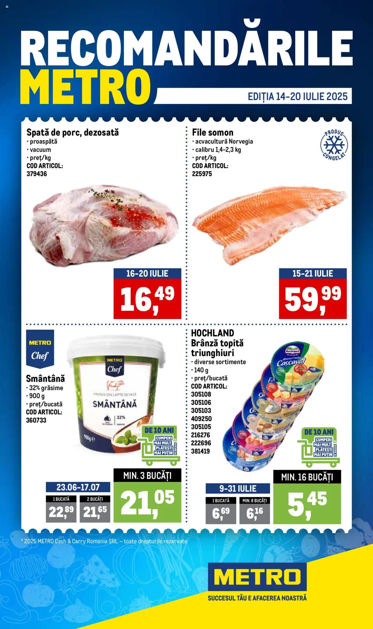 Metro catalog - Recomandările  - pagina 1- valabil de la 14.07.2025