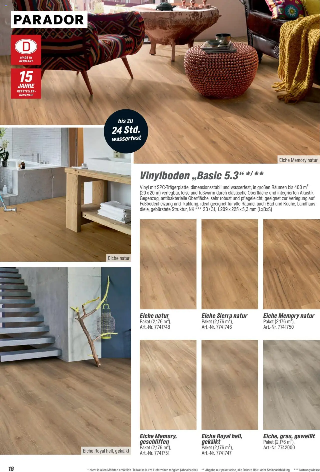 Toom Baumarkt Bodenbeläge & Zubehör 2025 - Seite 18 - gültig ab 21.08.2025