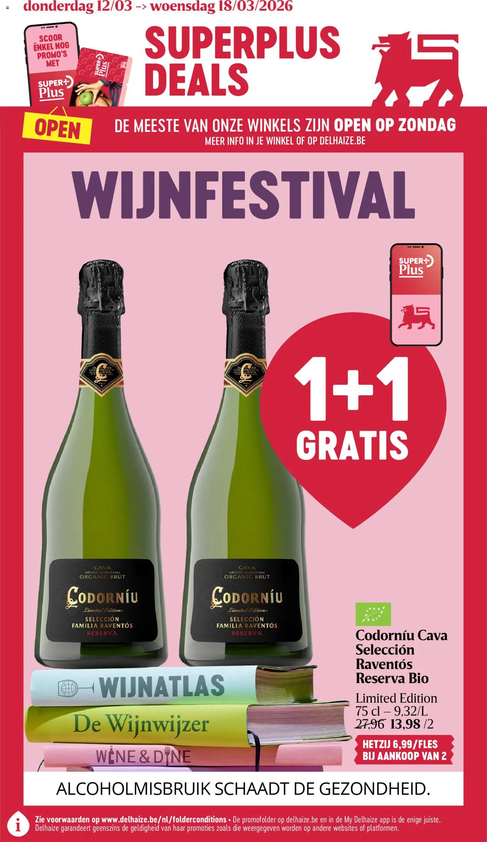 Delhaize folder week 11 - pagina 1- geldig vanaf 12/03/2026