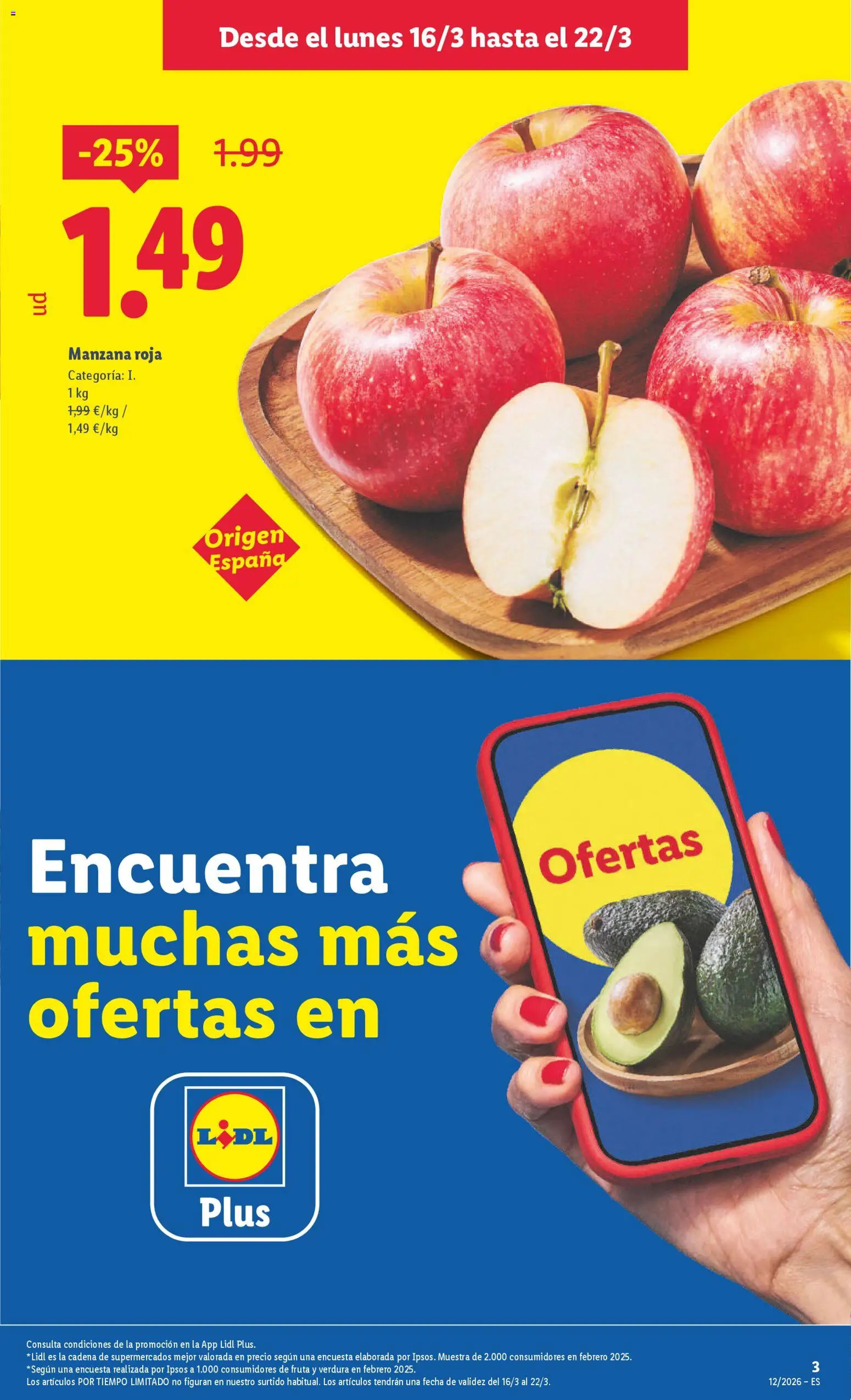 Lidl folleto - Página de 3 - Válido desde 16/03/2026