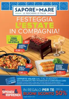 Anteprima Volantino Sapore di mare	 valida dal 04/08/2025