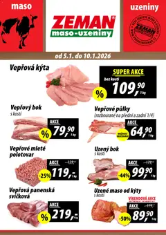 Náhled Prodejny Zeman leták platný od 05.01.2026