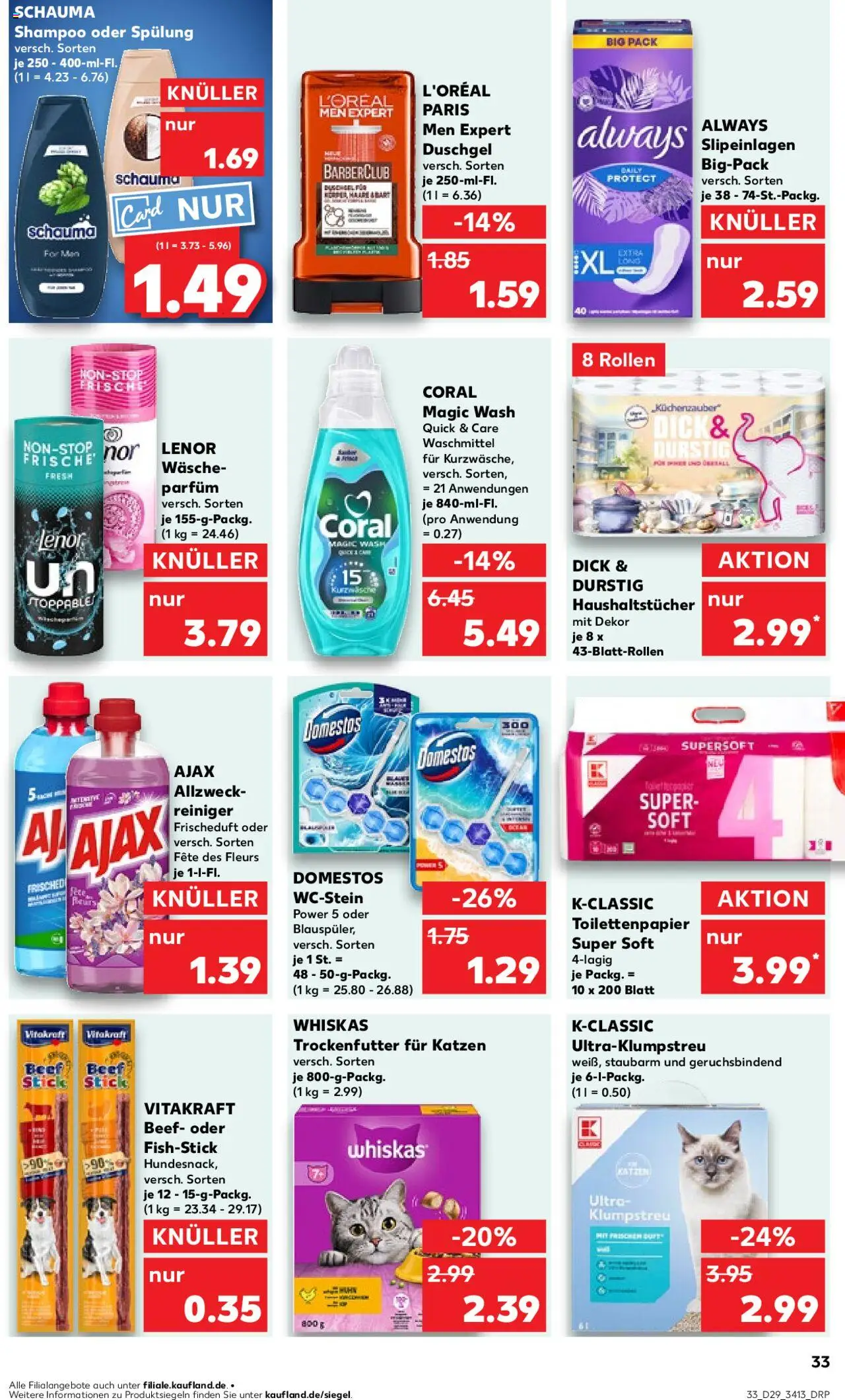 Kaufland Prospekt 	 - Seite 33 - gültig ab 17.07.2025