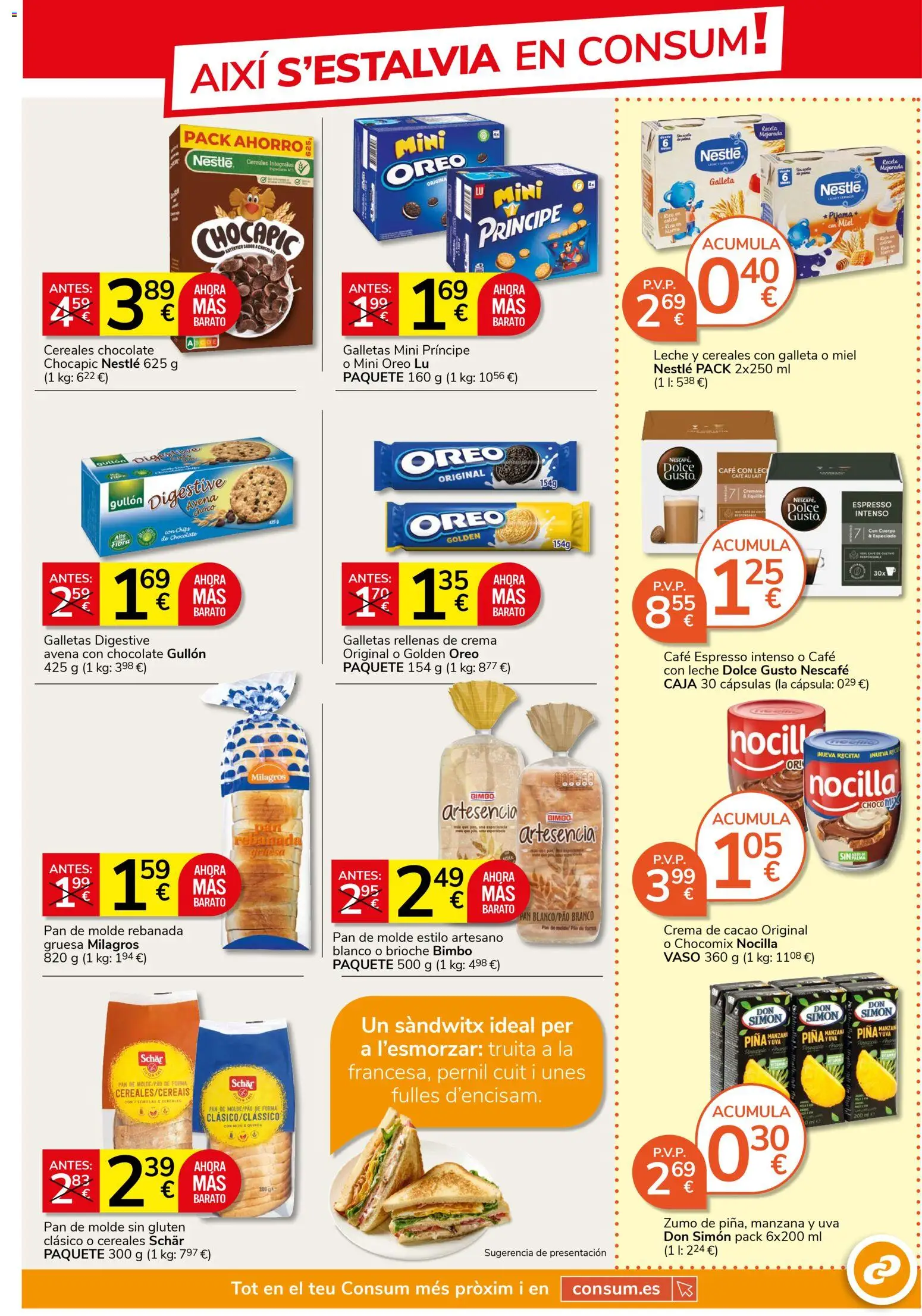 Consum folleto - Página de 5 - Válido desde 26/03/2026