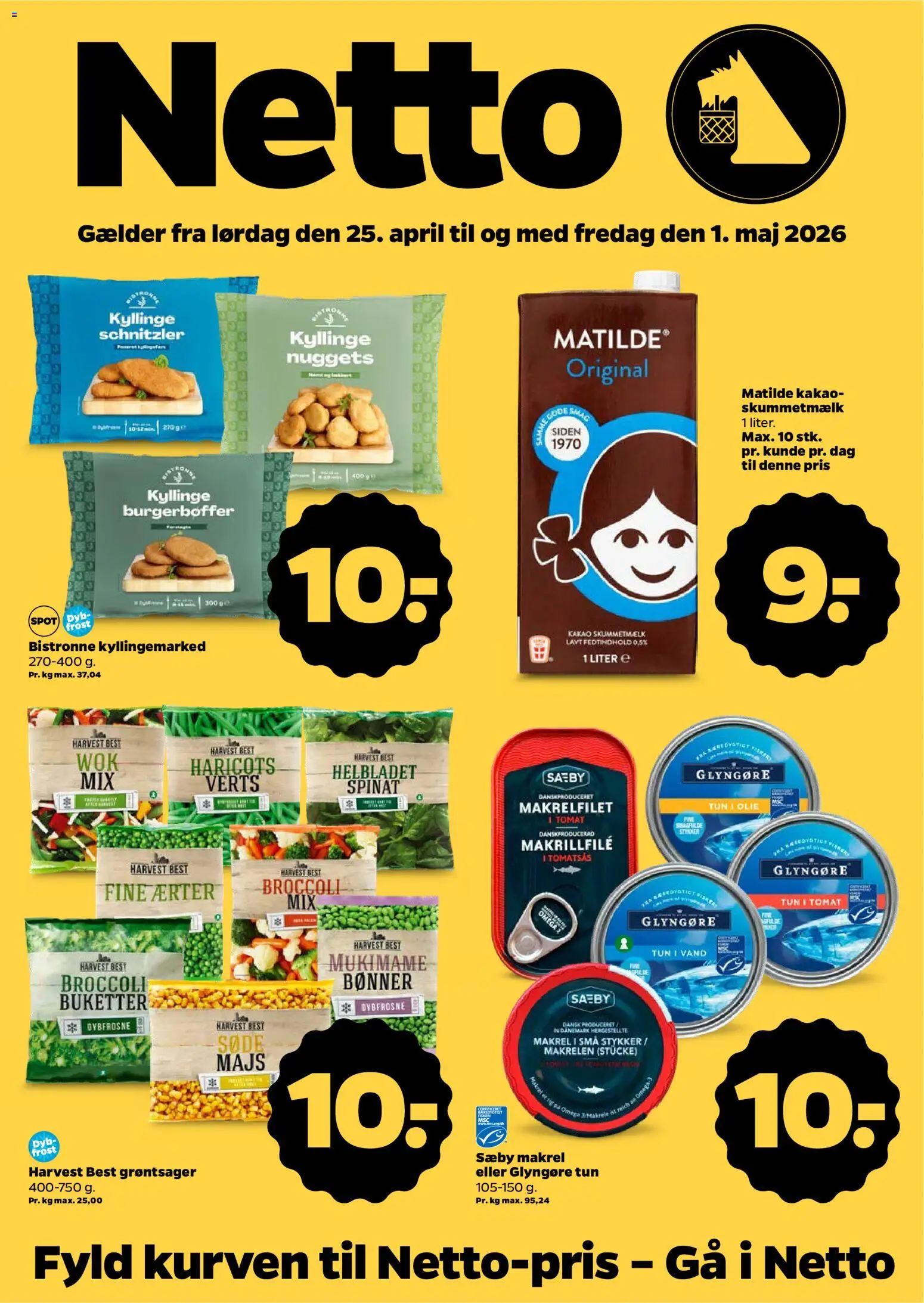 Netto - Tilbudsavis uge 18 - side 1- gyldig fra 25/04/2026