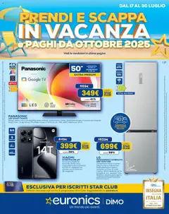 Anteprima Volantino Euronics	 valida dal 17/07/2025
