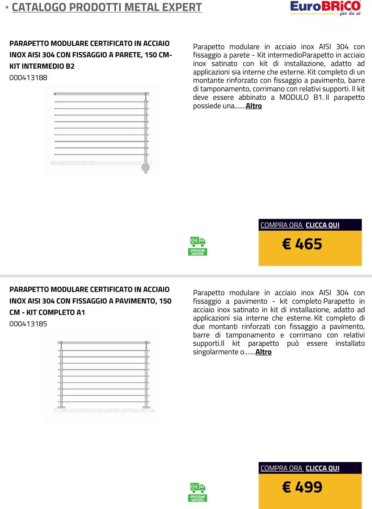 Eurobrico Prodotti Metal Expert catalogo - pagina 6 - valido dal 23/07/2025