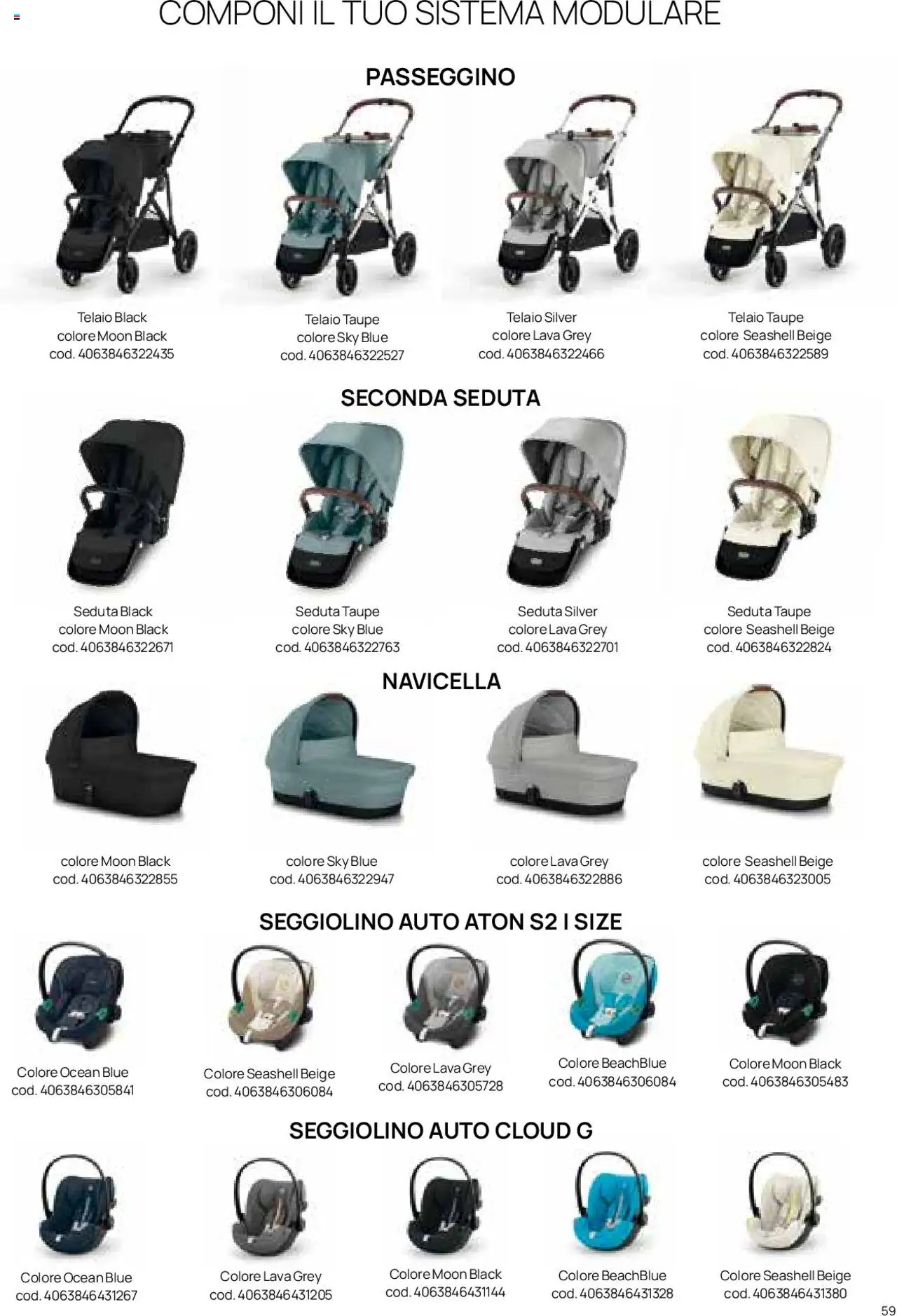 Catalogo Il Sistema Modulare Prenatal	 - pagina 54 - valido dal 01/01/2025